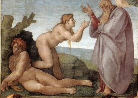 Creation of Eve, Michelangelo Buonarroti, 1509-10, fresco, Sistine Chapel, Rome