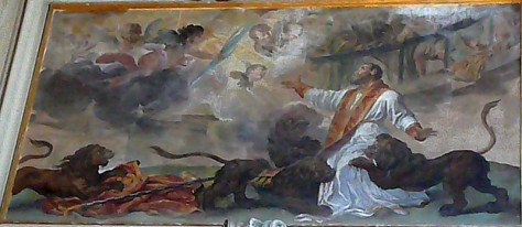 Martyrdom of Ignatius of Antioch, Church of San Clemente, Rome