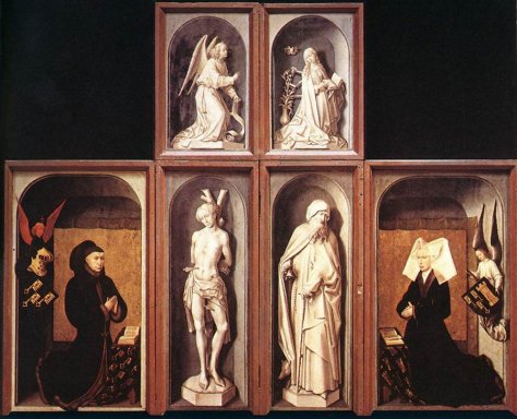 Beaune Altarpiece folded, Rogier Van der Weyden