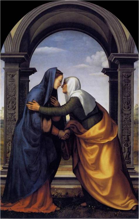 The Visitation, Mariotto Alberti, 1503, Uffizi Gallery, Florence 