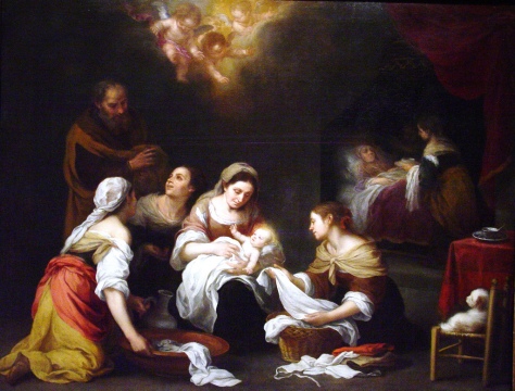The Birth of St. John the Baptist, c. 1655, Bartolomé-Esteban Murillo, Norton Simon Museum, Pasadena 