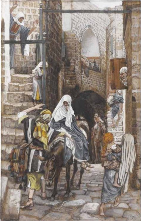 Saint Joseph Seeks a Lodging in Bethlehem, James Tissot, 1886-1894, Brooklyn Museum of Art