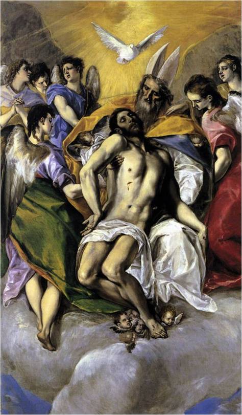 The Trinity, El Greco 1577Oil on canvas, Museo del Prado, Madrid 